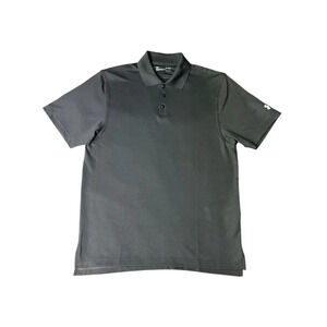 UNDER ARMOUR CORP PERFORMANCE BLACK POLO SHIRT MEN'S Size M New